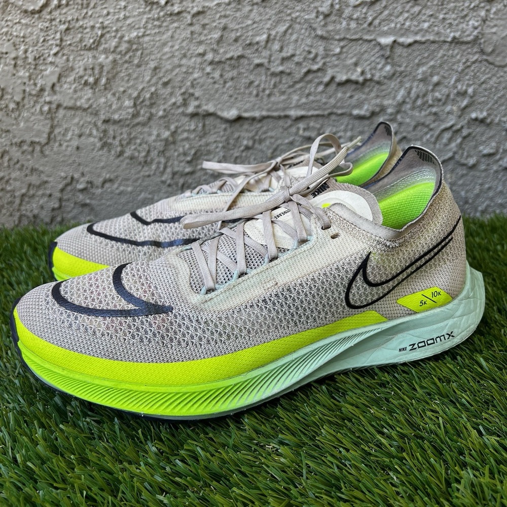 Nike Shoes Men Size 8 ZoomX Streakfly Coconut Milk Volt Running DX3415 100